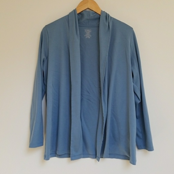 ll bean pima cotton cardigan